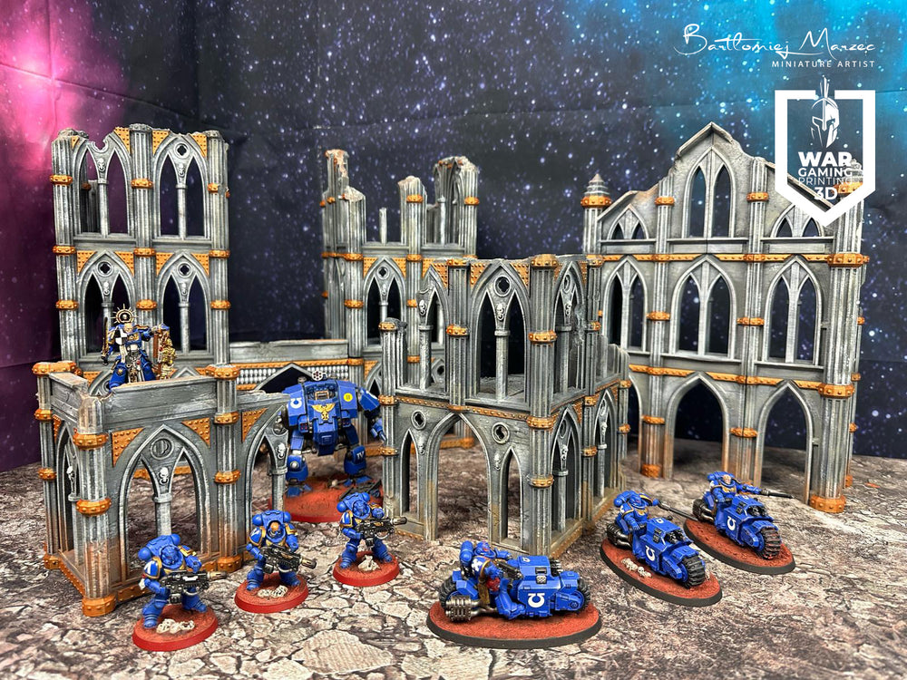 Cathedral ruins 2.0 - painted version
