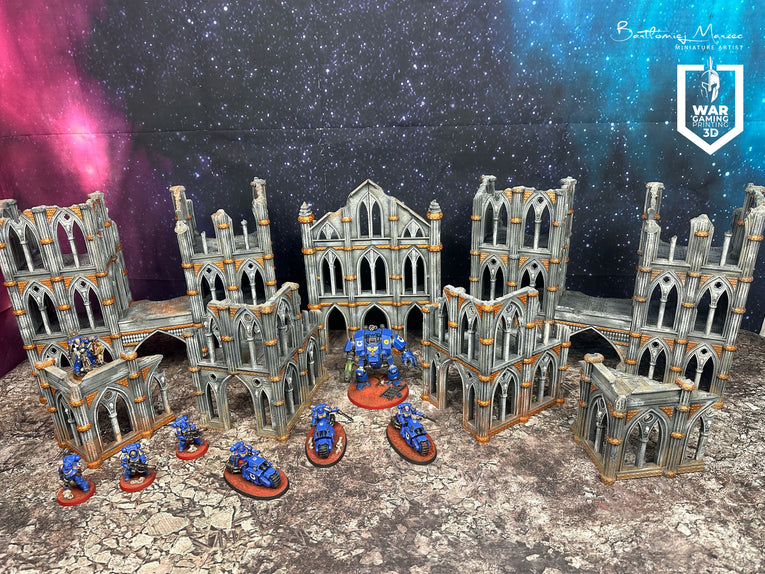 Cathedral ruins 2.0 big bundle - unpainted version