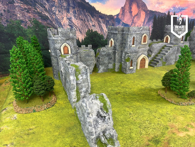 Castle ruins - unpainted version